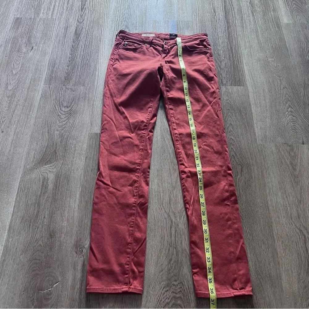 Adriano Goldschmied The Stilt Cigarette Leg Womens Jeans Pants Orange Size 25R - Picture 2 of 7